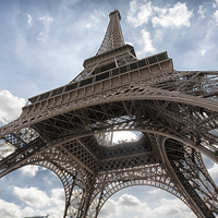 Buy canvas prints of Eiffel Tower, Paris by Sheila Smart