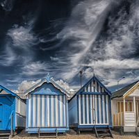 Buy canvas prints of Beach huts at Southend by Sheila Smart