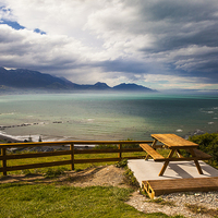 Buy canvas prints of Storm approaching Kaikoura by Sheila Smart