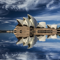 Buy canvas prints of Sydney Opera House abstract by Sheila Smart