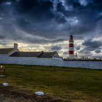 Buy canvas prints of  Lighthouse at Point of Ayre, Isle of Man by Sheila Smart