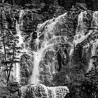 Buy canvas prints of Bridal Veil Falls, Banff National Park by LensLight Traveler