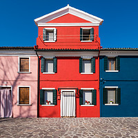 Buy canvas prints of Burano Homes by LensLight Traveler