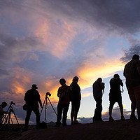 Buy canvas prints of Shooting Sunset by LensLight Traveler