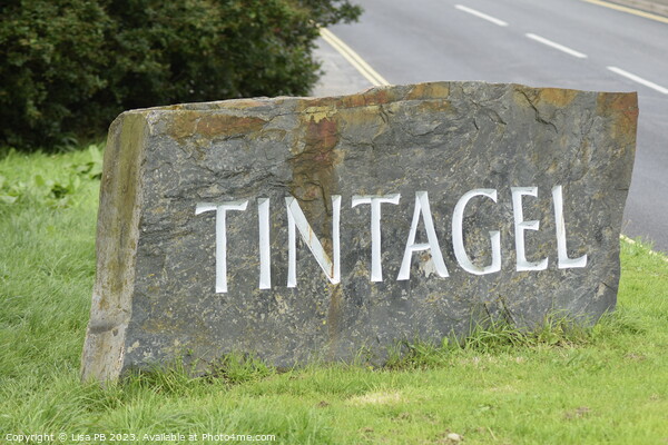 Tintagel Sign Picture Board by Lisa PB