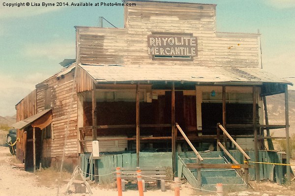 Rhyolite Mercantile Picture Board by Lisa PB