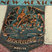 Buy canvas prints of New Mexico Sign by Lisa PB