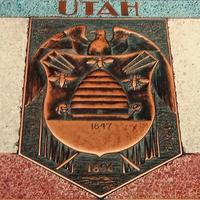 Buy canvas prints of Utah Sign by Lisa PB