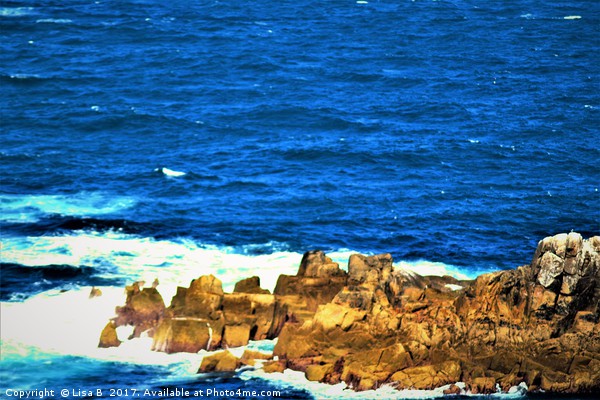 Sea Rocks Picture Board by Lisa PB