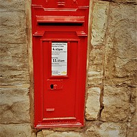 Buy canvas prints of Old Postbox by Lisa PB