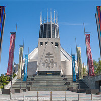 Buy canvas prints of Liverpool Metropolitan Cathedral by Diane Griffiths