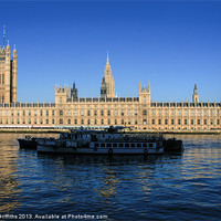 Buy canvas prints of The Houses of Parliament by Diane Griffiths