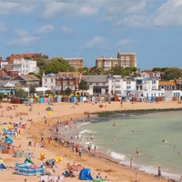 Buy canvas prints of View over Broadstairs by Diane Griffiths