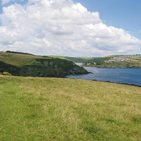 Buy canvas prints of Fowey and Poulran Estuary by Diane Griffiths