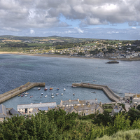 Buy canvas prints of  View over Marazion by Diane Griffiths