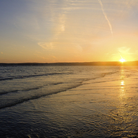 Buy canvas prints of  Sunset Across Mounts Bay by Diane Griffiths