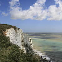 Buy canvas prints of  The White Cliffs of Dover by Diane Griffiths