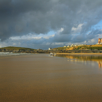 Buy canvas prints of  Fistral Beach Newquay by Diane Griffiths