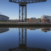 Buy canvas prints of  The Finnieston Crane by Diane Griffiths