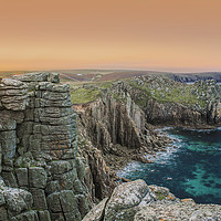 Buy canvas prints of Lands End at Dawn by Diane Griffiths