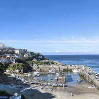 Buy canvas prints of Newquay Harbour by Diane Griffiths