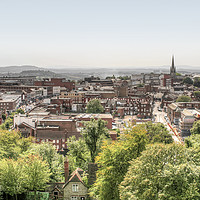 Buy canvas prints of View over Dudley by Diane Griffiths