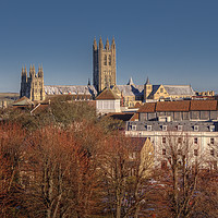 Buy canvas prints of Canterbury Cathedral Skyline by Diane Griffiths