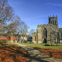 Buy canvas prints of St Mary's Church, Stafford by Diane Griffiths