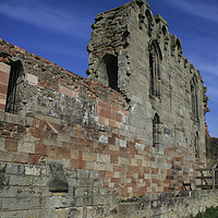Buy canvas prints of Stafford Castle Walls by Diane Griffiths