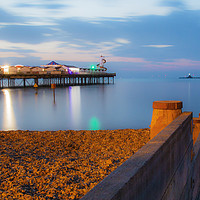 Buy canvas prints of Herne Bay Pier at Twilight by Diane Griffiths
