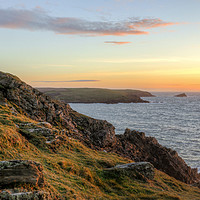 Buy canvas prints of View Pentire East to Pentire West Headland by Diane Griffiths
