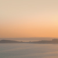 Buy canvas prints of View over Towan Headland and Newquay by Diane Griffiths