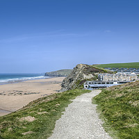 Buy canvas prints of Watergate Bay by Diane Griffiths