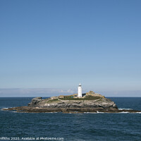 Buy canvas prints of Godrevy Lighthouse Cornwall by Diane Griffiths