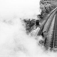 Buy canvas prints of Steam Train at Llangollen by Diane Griffiths