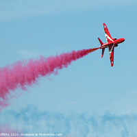 Buy canvas prints of The Red Arrows at Kent County Show by Diane Griffiths