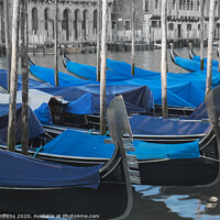 Buy canvas prints of Venice Gondolas by Diane Griffiths