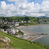 Buy canvas prints of The Welsh Coast, Criccieth by Diane Griffiths
