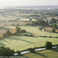 Buy canvas prints of View of the Kent Countryside by Diane Griffiths
