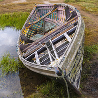 Buy canvas prints of Old Boat by Peter Jordan