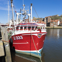 Buy canvas prints of Red Boat Jay-C by Peter Jordan