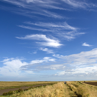 Buy canvas prints of  Norfolk Summer Sky by Peter Jordan