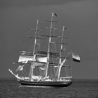 Buy canvas prints of  Dutch Tall Clipper Ship by Peter Jordan
