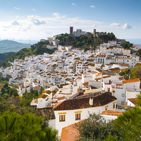 Buy canvas prints of  Casares Andalucia Spain 1 by Peter Jordan