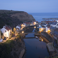 Buy canvas prints of  Staithes Village 1 by Peter Jordan