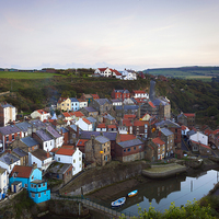 Buy canvas prints of  Staithes Village 2 by Peter Jordan