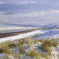 Buy canvas prints of Beach at Marske by the Sea Cleveland North Yorkshi by Peter Jordan