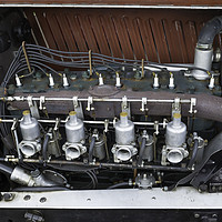 Buy canvas prints of Engine Compartment of a 1935 8-cylinder Railton Sp by Peter Jordan