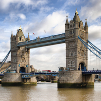 Buy canvas prints of Tower Bridge by Andy Barker