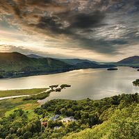 Buy canvas prints of Derwent Water by Andy Barker